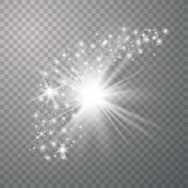 Beyaz parlayan ışık