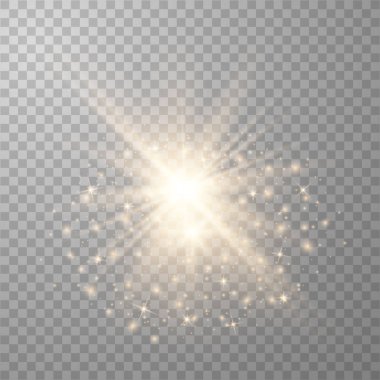 Beyaz parlayan ışık