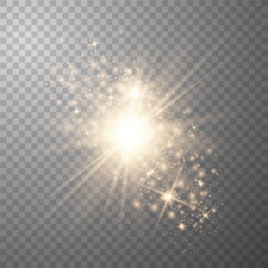 Beyaz parlayan ışık