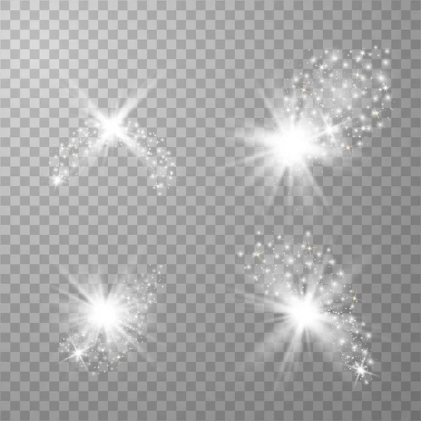 Ensemble d'éclatement d'étoile — Image vectorielle