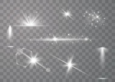 Gerçekçi objektif fişekleri seti