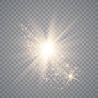 Beyaz parlayan ışık