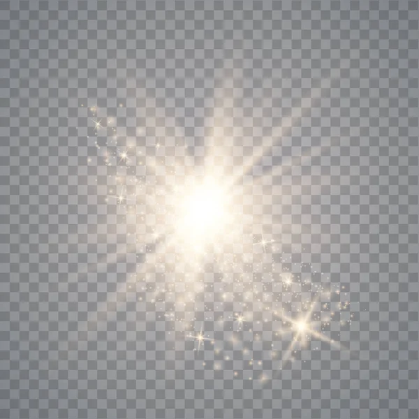 Luz blanca brillante — Vector de stock