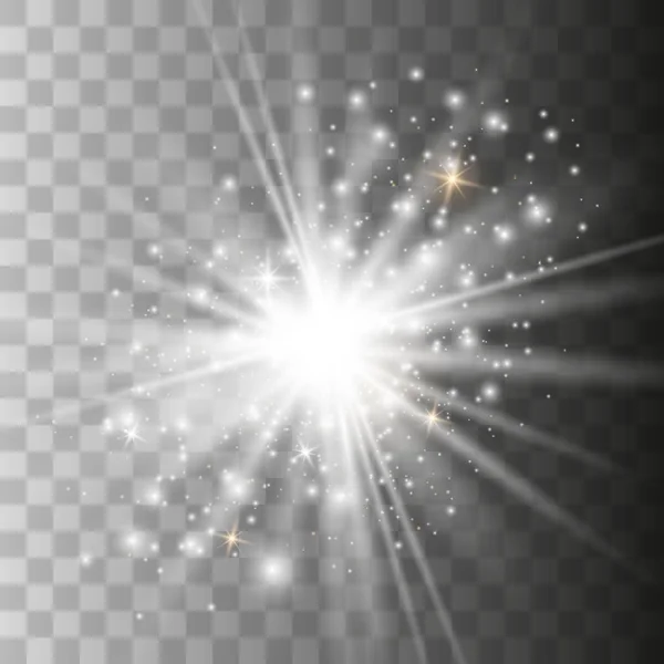 Effet de lumières incandescentes — Image vectorielle