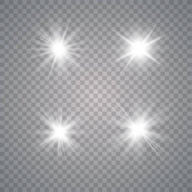 Parlak ışık efekti.