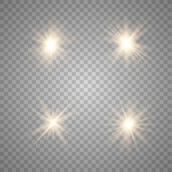 Efecto de luz brillante. — Vector de stock