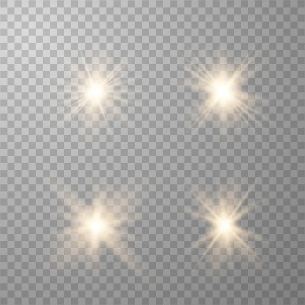 Effet lumineux lumineux. — Image vectorielle