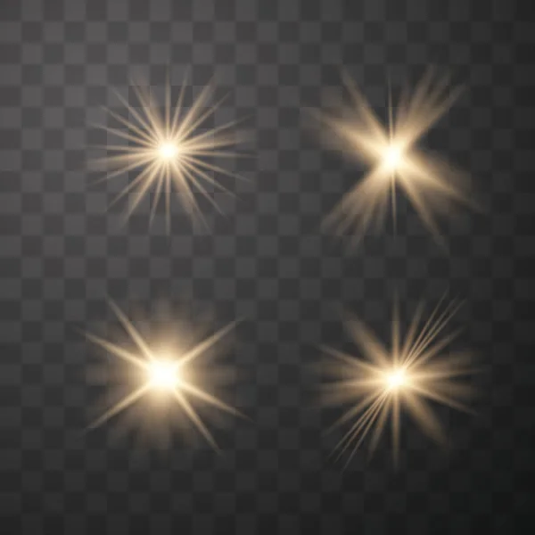 Efecto de luz brillante. — Vector de stock