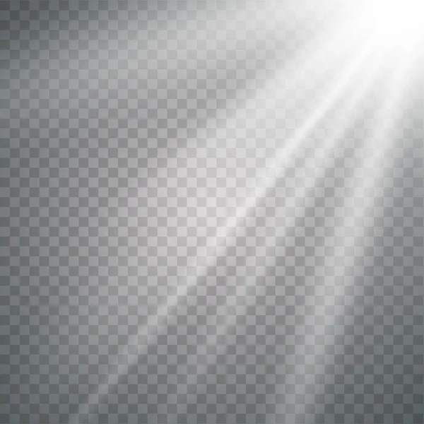 Vetor luz solar transparente especial — Vetor de Stock