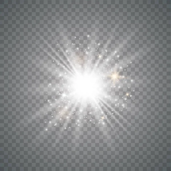 Sparks glitter special light effect — Stock Vector