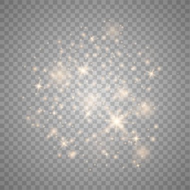Parlak ışık efekti. 