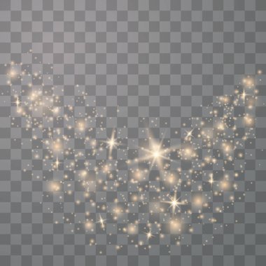 Parlak ışık efekti. 