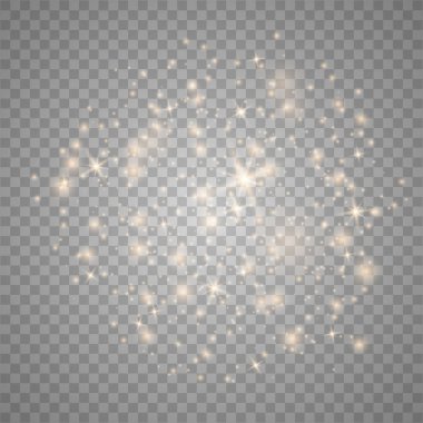 Parlak ışık efekti. 