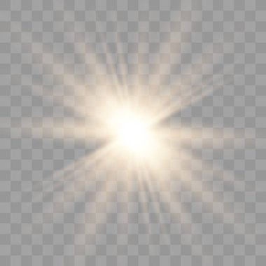 Parlayan ışıklar etkisi.