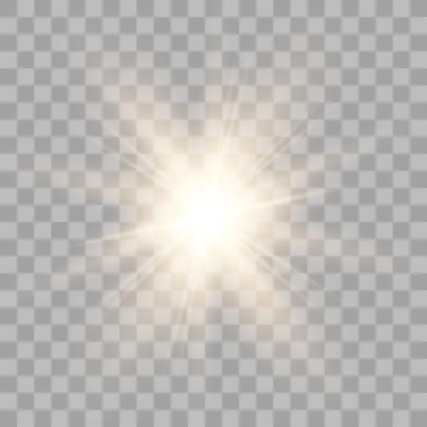 Efecto de luces brillantes . — Vector de stock