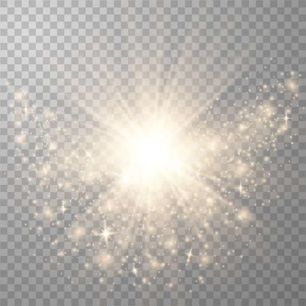 Efecto de luz brillante. — Vector de stock