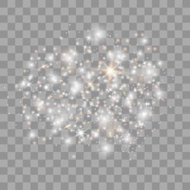 Parlak ışık efekti. 