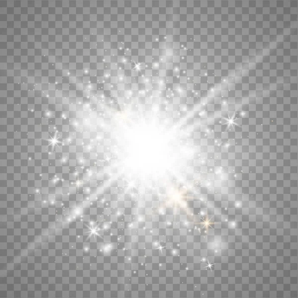 Efecto de luz brillante. — Vector de stock