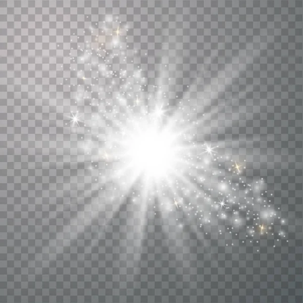 Efecto de luz brillante. — Vector de stock