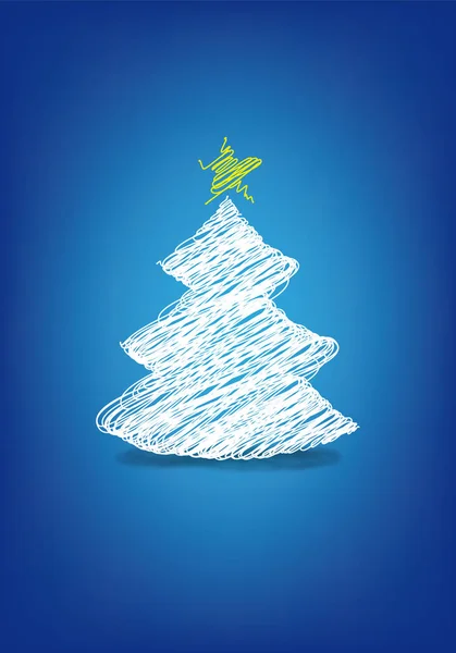 크리스마스 인사말 카드에 대한 그림 — 스톡 벡터