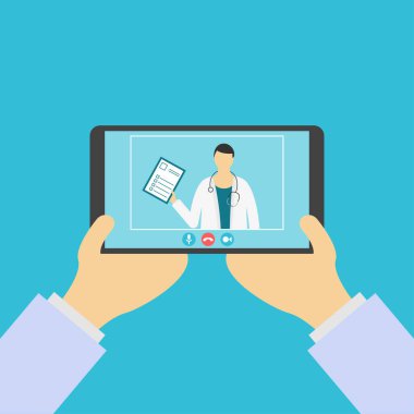 Düğme imlüzyonlu video ekranı. Video arayüzü. Çalışma alanının vektör sayfası. Sosyal iletişim uygulaması