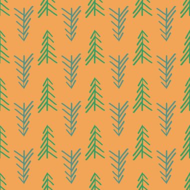 turuncu ringa kemiği ağacı sorunsuz tekrar desen