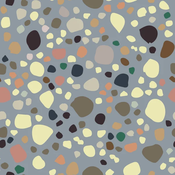 Terrazzo abstracte REPEAT patroon ontwerp — Stockvector