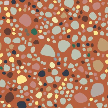 terrazzo sorunsuz tekrar desen tasarımı