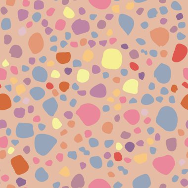 Terrazzo soyut tekrar desen tasarım