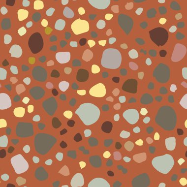 Terrazzo soyut tekrar desen tasarım