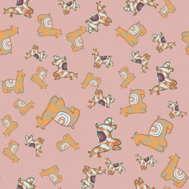 sorunsuz lama desen tasarımı.