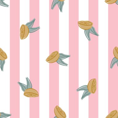 portakal turuncu vektör sorunsuz tekrar desen 