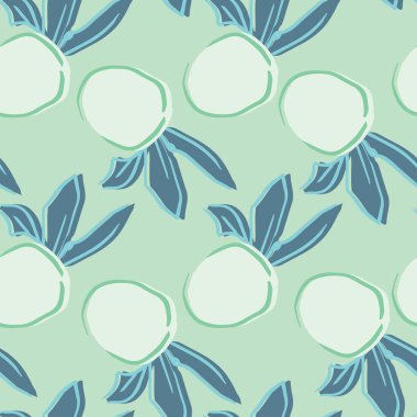 portakal turuncu vektör sorunsuz tekrar desen 