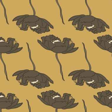 portakal turuncu vektör sorunsuz tekrar desen 