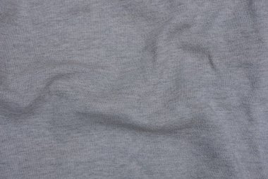 Bir parça buruşuk elbise gri arka plan