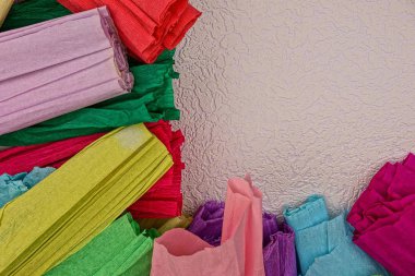 Çok renkli kağıt renkli doku