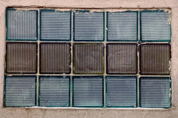 Скляний Прозорий Фон Квадратного Скла Стіні — стокове фото