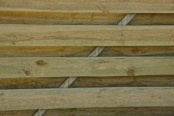 Gray Brown Wooden Texture Boards Wall Fence — Stock Photo, Image
