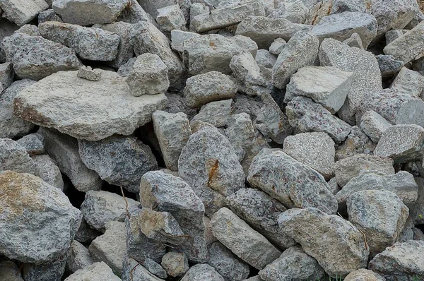 Textura Pedra Cinza Pedras Sujas Montão — Fotografia de Stock