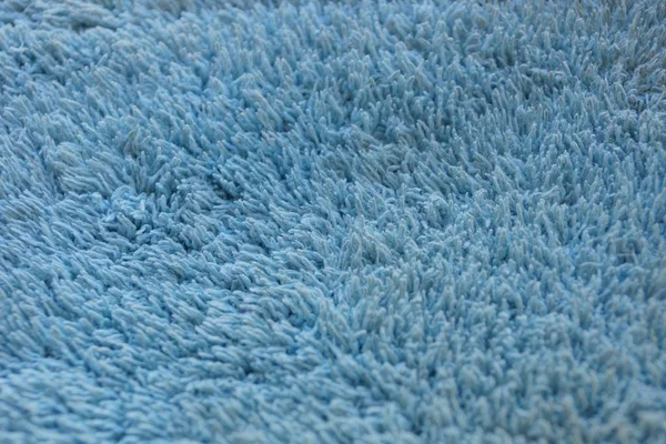 Tekstura Niebieskiej Tkaniny Wełny Szarpie — Zdjęcie stockowe
