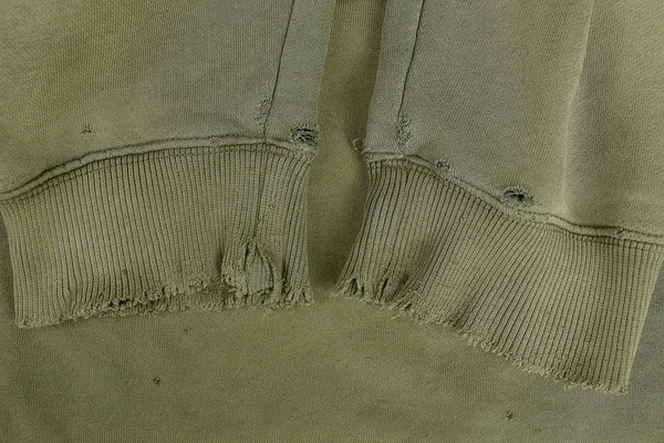 Tekstura Tkanina Stare Podarte Rękawy Ubrania — Zdjęcie stockowe