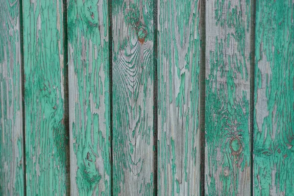 Textura Verde Gris Tablas Madera Valla —  Fotos de Stock