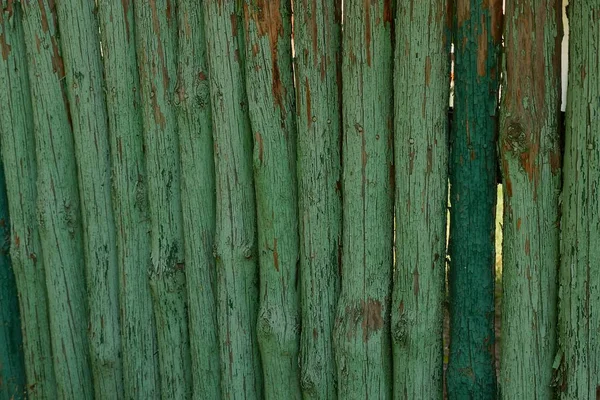 Zielony Tekstury Bali Drewnianych Stare Ogrodzenie — Zdjęcie stockowe