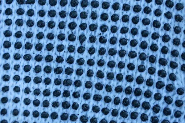 Textura Tecido Branco Com Pontos Plástico Preto — Fotografia de Stock