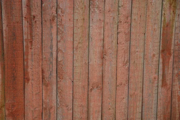 Rotbraune Holzstruktur Aus Nassen Zaunplatten — Stockfoto