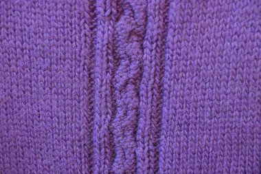 Lila giyim Yün kumaştan yapılmış kumaş dokusuna
