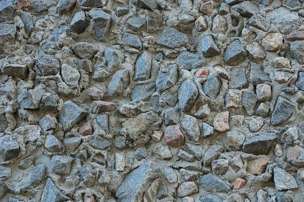 Сіра Кам Яна Текстура Невеликого Гравію Бетонній Стіні — стокове фото