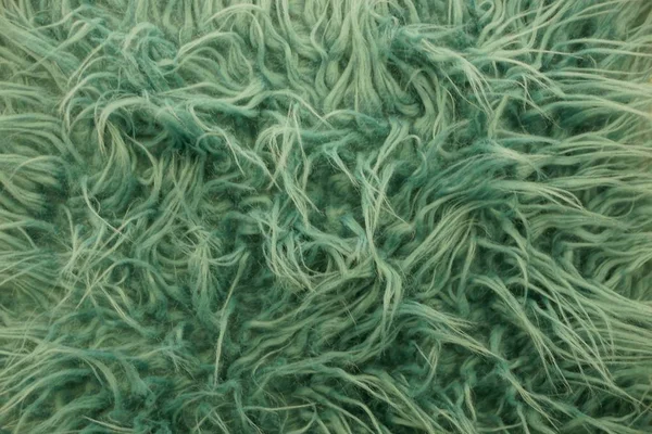 Зелений Тканинний Фон Довгої Вовни Одязі — стокове фото