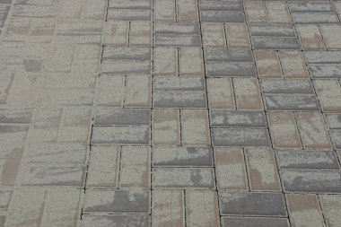 kaldırım döşeme yolda gri kum taş doku