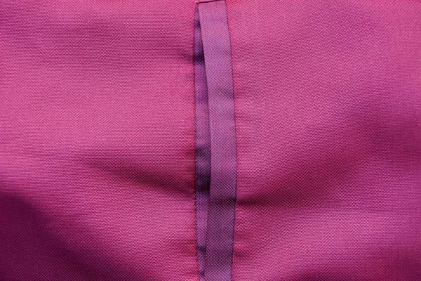 Tekstura Tkanina Czerwony Kieszenią Ubrania — Zdjęcie stockowe